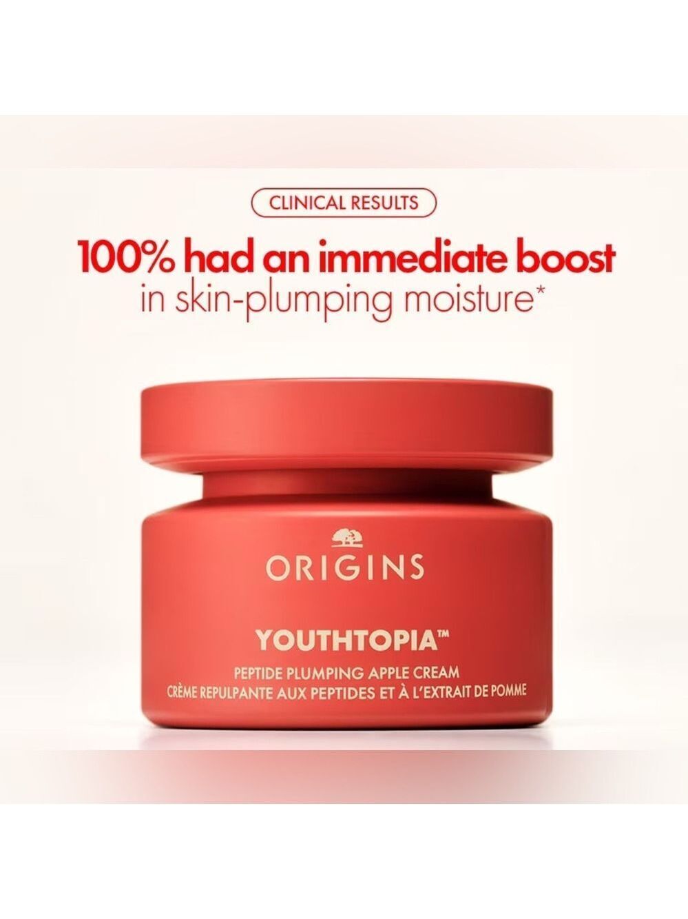 Origins Youthtopia Peptide Plumping Apple Cream Face Moisturizer New In Box - Picture 5 of 16